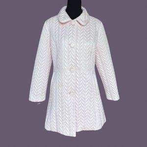 Kate Spade Blush Pink Quilted Jacket / Coat Size XL